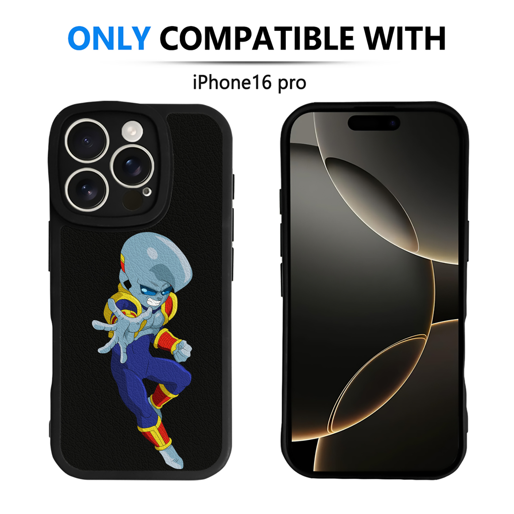 （画像用） ドラゴンボール DRAGON BALL 【iPhone 16シリーズ対応】シリコンスマホケース（レザー調） 材質：シリコン